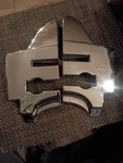 73-89 Mercedes R107 Convertible Pillar Top Hinge Latch Chrome Cover Set Oem. Fixed Price $125.00.