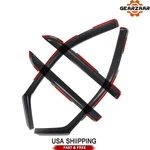 Window Visor Fits Dodge Ram 1500 Crew Cab 2009-2018 In-channel 4X Jdm Smoke. Fixed Price $36.99.