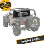 Bestop 80041-35 Black Wraparound Windjammer For 07-18 Jeep Wrangler Jk 2-DOOR. Fixed Price $243.67.