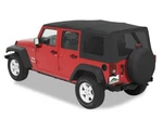 2010-2018 Fits Jeep Wrangler Jk Unlimited Black Replacement Soft Top (51204-35). Fixed Price $449.95.