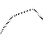 New Genuine Mercedes-benz Drip Weather-strip 1646904898 Oem. Fixed Price $150.62.