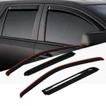 Window Visor Rain Guard 4PCS For Jeep Commander 2006-2010 In-channel Dark Smoke. Fixed Price $37.38.