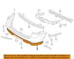 Chrysler Oem 14-23 Durango Rear Bumper Components-lower Cover 68260787AA. Fixed Price $404.00.