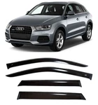 Tape-on Window Visors Rain Guards Fit Audi Q3 (8U) 2011-2017 Deflectors. Fixed Price $139.00.