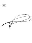 Mercedes R230 Sl-class Left Right Convertible Top Release Latch Lock Cables Set. Fixed Price $89.99.