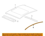 Gm Oem 06-11 Lucerne Roof Exterior Trim-drip Molding 25813091. Fixed Price $172.05.
