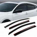 Window Visor Rain Guard 4PCS For Honda Accord Sedan 1994-1997 Tape-on Dark Smoke. Fixed Price $36.27.
