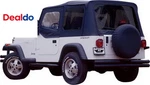 Complete Soft Top For Jeep Wrangler Yj Tinted Windows, Includes Frame & Hardwa. Fixed Price $1186.49.