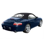 Porsche 911 Convertible Top 99-01, Black German Cloth, Zippered Plastic Window. Fixed Price $615.12.