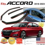 Fits Honda Accord 2018-2023 In-channel Window Visor Rain Guards Deflectors. Fixed Price $49.99.
