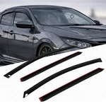 Window Visor Rain Guard 4PCS For Chrysler Sebring 2007-2010 Tape-on Dark Smoke. Fixed Price $38.42.