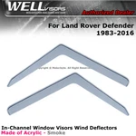 Wellvisors For Land Rover Defender 1983-2016 Window In-channel Deflectors. Fixed Price $74.99.