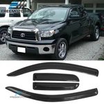 Window Visors Fits 07-21 Toyota Tundra Double Cab Rain Sun Guard Shade Deflector. Fixed Price $28.87.