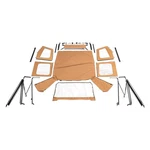 For Jeep Wrangler 1987-1995 Rampage 68117 Spice Denim Complete Soft Top. Fixed Price $862.14.