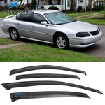 Fits 00-05 Chevy Impala Sedan Window Visors Rain Sun Guard Acrylic 4PC Set. Fixed Price $27.52.