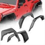 Black Front & Rear Fender Flares Textured Steel For Jeep Wrangler Jk 07-18. Fixed Price $239.99.
