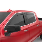 Egr 571695 In-channel Window Visors 4PC Matte Black Crew 19-26 Chevy/gmc 1500. Fixed Price $89.00.
