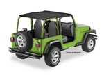 Bestop 52544-35 Header Safari Extended Bikini Black For 04-06 Wrangler Lj. Fixed Price $208.05.