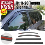 For 11-20 Toyota Sienna Window Visors Rain Shade Deflector Vent Guard W/ Sport. Fixed Price $41.39.