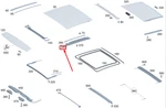 New Mercedes-benz W206 Left Sunroof Component A2067803400 Genuine. Fixed Price $380.94.