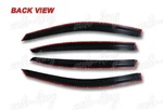 Smoke Shield Guard Sun Rain Shade Window Visor 4-PCS Fit 13-17 Honda Accord 4DR. Fixed Price $34.24.