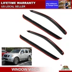 Fits 2005-2012 Nissan Pathfinder Tape-on Window Visors Black Vent Rain Guard. Fixed Price $26.99.