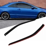 Window Visor Rain Guard 2PCS For Jeep Wrangler 2007-2016 Tape-on Dark Smoke. Fixed Price $29.97.