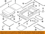 Ford Oem 07-15 Edge,mkx Sunroof-weatherstrip 7T4Z78503A23A. Fixed Price $185.67.