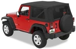 2010-2018 Fits Jeep Wrangler Jk 2-DOOR Black Replacement Soft Top (51203-35). Fixed Price $439.95.