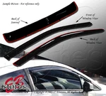 Vent Shade Outside Mount Window Visor Sunroof Type 2 3PC For Dodge Caravan 96-07. Fixed Price $63.91.