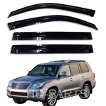For 08-21 Lexus LX570 Smoke Tint Window Visor Sun Rain Guard Deflector. Fixed Price $59.99.