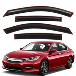 For 2013-2017 Honda Accord Sedan In-channel Window Visor Vent Shade Rain Guard. Fixed Price $42.99.
