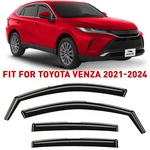 Rain Guards Vent Visors Shade For 2021-2024 Toyota Venza Shatterproof. Fixed Price $62.99.