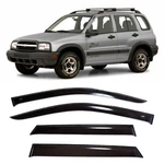 Tape-on Window Visors Rain Guards Fit Hevrolet Tracker 1998-05 Deflectors. Fixed Price $139.00.