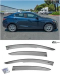 Eos Visors For 16-20 Toyota Yaris Ia Jdm Mugen Side Window Vent Rain Guards. Fixed Price $32.99.