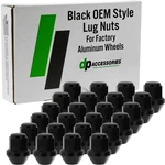 Black Lug Nuts Compatible With Dodge Jeep Ram 6509422AA Set Of 24. Fixed Price $76.00.