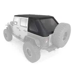 Smittybilt Bowless Combo Top Kit For 07-18 Wrangler Jk 4 Dr Tinted Windows Black. Fixed Price $869.54.