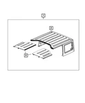 Genuine Mopar Targa Top Panel Left 1PH99RXFAM. Fixed Price $752.31.