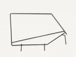 Rampage Window Frame 89699 * Fits 1987-1995 Jeep Wrangler Yj. Fixed Price $119.67.