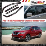 In-channel Vent Window Rain Visors Guards Fits Nissan Pathfinder 2013-2020. Fixed Price $45.69.