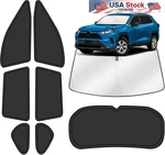 8PCS Car Window Shades For Toyota RAV4 2019-2025, Full Sunshade Covers. Fixed Price $69.99.