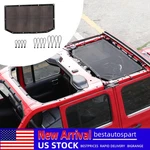 For Jeep Wrangler Jl 2018+ 1PCS Black Car Bikini Top Mesh Sun Shade Cover Net. Fixed Price $43.93.