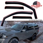 Channel Smoke Window Visor Rain Guard Lincoln Navigator Ford Expedition. Fixed Price $46.93.