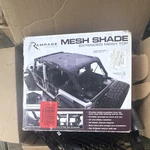 Rampage Products 90525 17-17 Wrangler Unlimited Mesh Shade Top 4 Dr. Fixed Price $50.00.