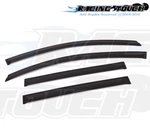 Dark Smoke Outside Mount Window Visor Rain Guard 4PC For Infiniti QX56 2004-2010. Fixed Price $30.64.