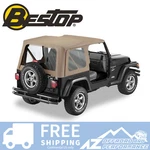 Bestop Replace Clear Windows Dark Tan For 97-02 Jeep Wrangler Tj. Fixed Price $649.99.