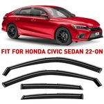 Rain Guards Vent Visors Shade For 2022-2026 Honda Civic Sedan. Fixed Price $62.99.