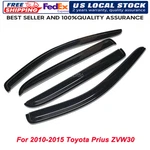 Out-channel Window Visor Rain Guards 4PCS Set For 2010-2015 Toyota Prius ZVW30. Fixed Price $25.55.