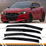 Style 3D Wavy Jdm Window Visor Rain Guard Deflector For 2016-23 Nissan Maxima. Fixed Price $29.99.