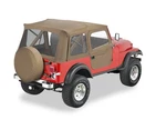 Bestop 51597-04 Supertop Classic Soft Clear Tan For 76-83 Jeep CJ5. Fixed Price $1299.99.